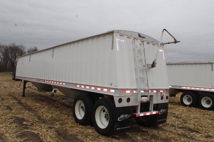 Jet Alum. 42 Ft. Grain Trailer, Exc., 2011