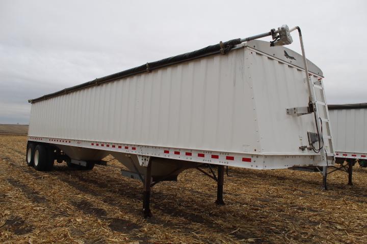 Jet Alum. 42 Ft. Grain Trailer, Exc., 2011