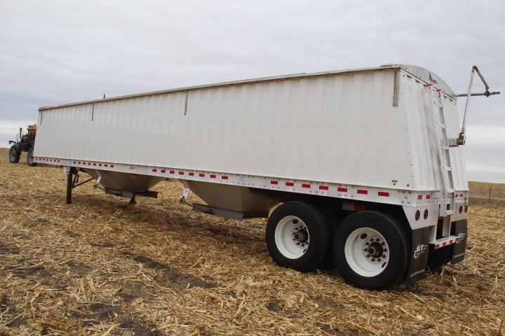 Jet Alum. 42 Ft. Grain Trailer, Exc., 2011