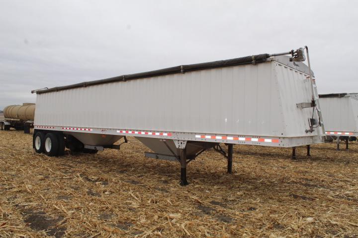 Jet Alum. 42 Ft. Grain Trailer, Exc., 2011