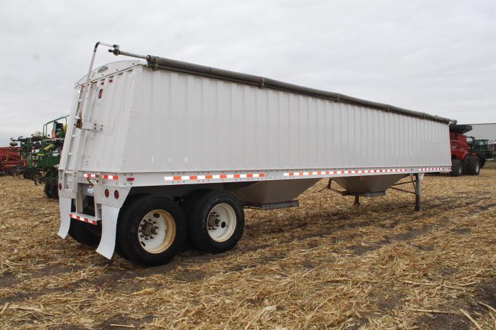 Jet Alum. 42 Ft. Grain Trailer, Exc., 2004