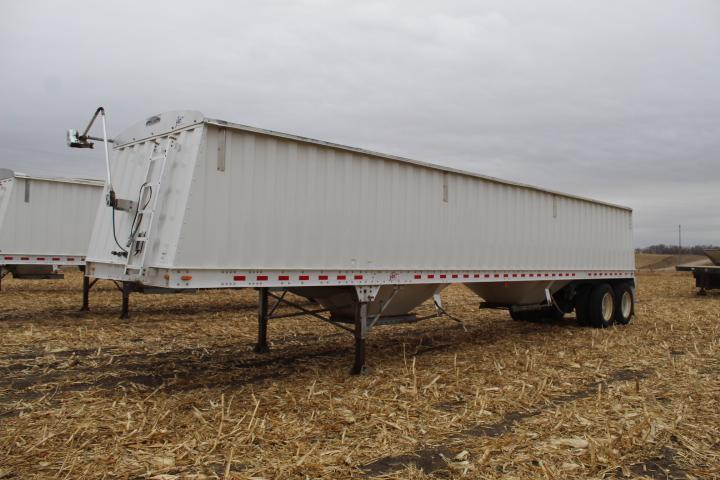 Jet Alum. 42 Ft. Grain Trailer, Exc., 2004