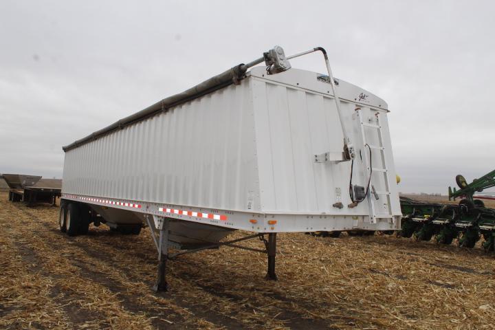 Jet Alum. 42 Ft. Grain Trailer, Exc., 2004