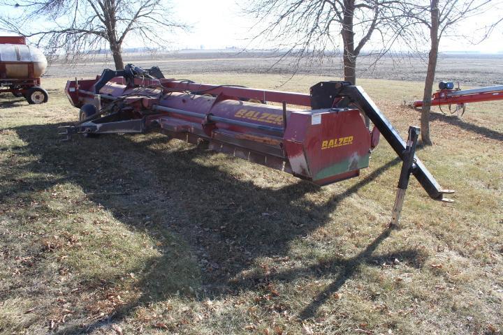 Balzer 2500 Stalk Chopper w/Hyd. Transport, 1,000 RPM, SN 2087-0403 - VG Cond.