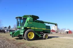 JD 9510 Maximizer Combine, 4,144 Eng. & 2,787 Sep. Hrs., SN HO9510X677320 (1998), Nice Cond.