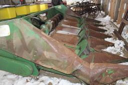 JD 643 Corn Head - Works but has some tin damage