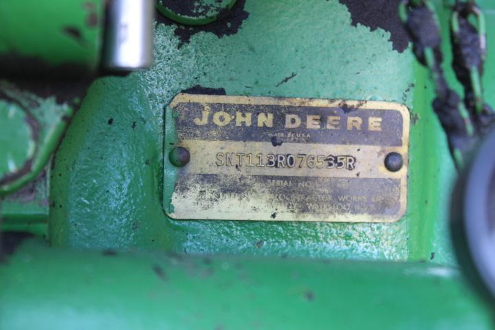 JD 3020 Dsl. Tractor, 3 Pt. w/Quick-tach Hitch, VG 16.9-38 In. Tires, New Seat, (1965)