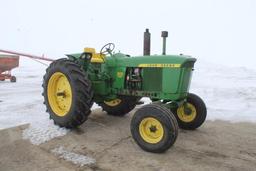 JD 3020 Dsl. Tractor, 3 Pt. w/Quick-tach Hitch, VG 16.9-38 In. Tires, New Seat, (1965)