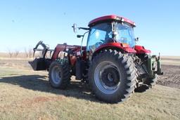 CASE-IH 125 Maxxum Pro MFWD Tractor w/Case-IH L 750 Loader, 4,100 Hrs., VG Cond., One Owner, (2009)