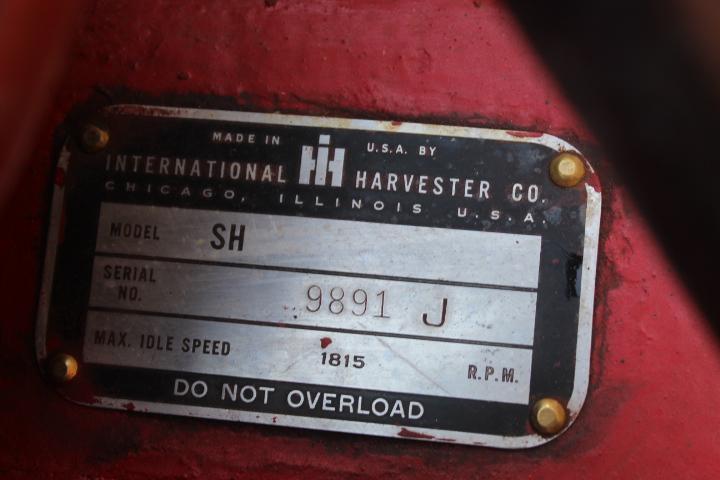 1953 Farmall Super H Tractor