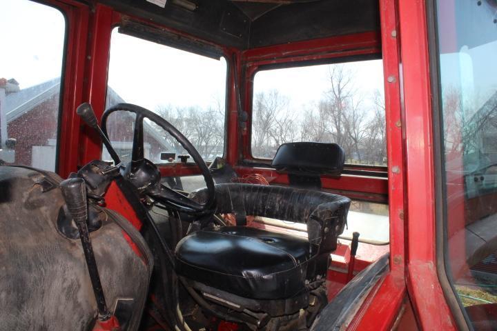 IH 1066 Turbo Tractor w/ Cab, CIH 2255 Loader w/ 8 Ft. Bucket & Grapple