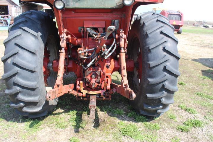 IH 1066 Turbo Tractor w/ Cab, CIH 2255 Loader w/ 8 Ft. Bucket & Grapple