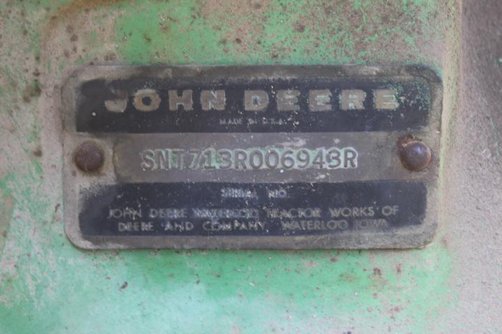 JD 2510 Dsl. Tractor w/ WF