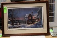 Terry Redlin Country Doctor Series ? Winter (House Call)