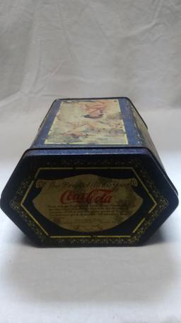 Vintage Coca Cola Metal Container