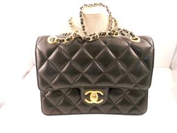 Vintage, Marked Chanel Leather Purse Not Authenticated