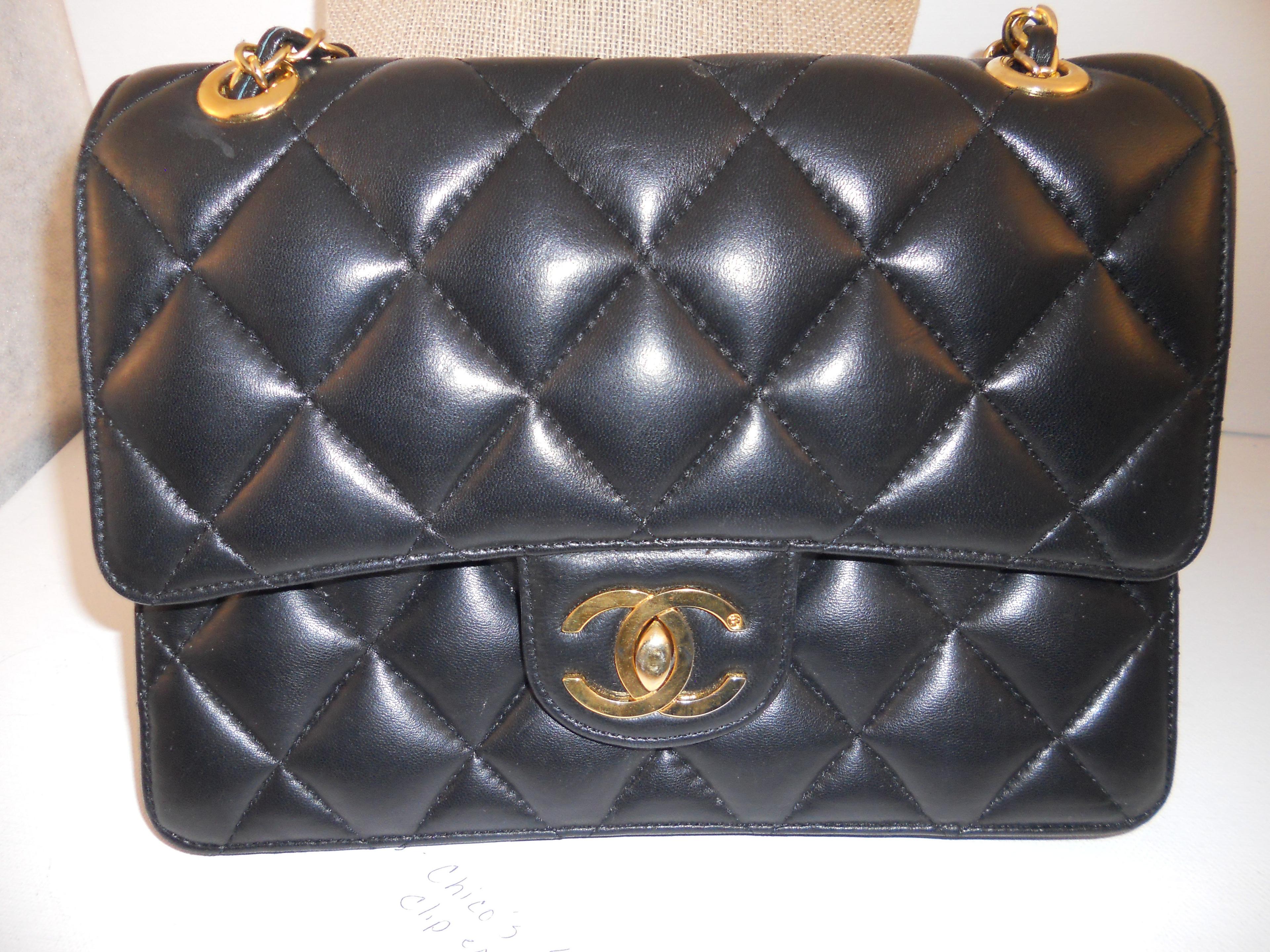 Vintage, Marked Chanel Leather Purse Not Authenticated