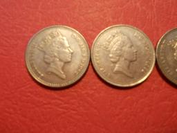 Lot of 3, Ten Pence, 1992-1996