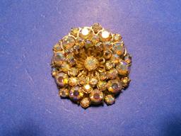 Vintage Rhinestone Brooch