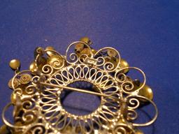 Vintage Gold Tone Brooch