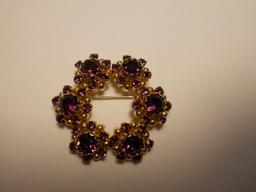 Vintage Rhinestone Brooch