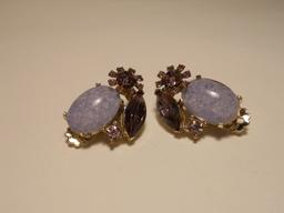 Vintage Rhinestone Earrings