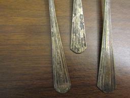 Vintage Lot of 3 AVON Silver Plate Spoons and Fork