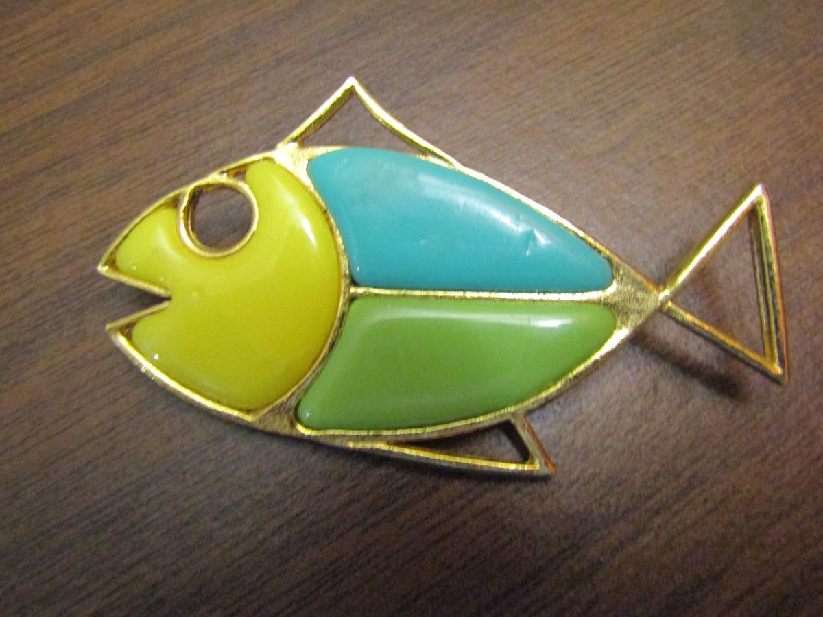 Vintage Fish Brooch