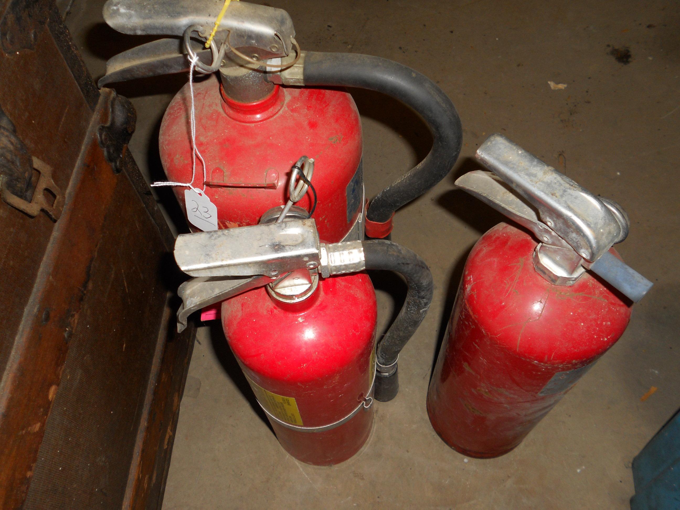 Lot of 3, ABC Fire Extinguishers