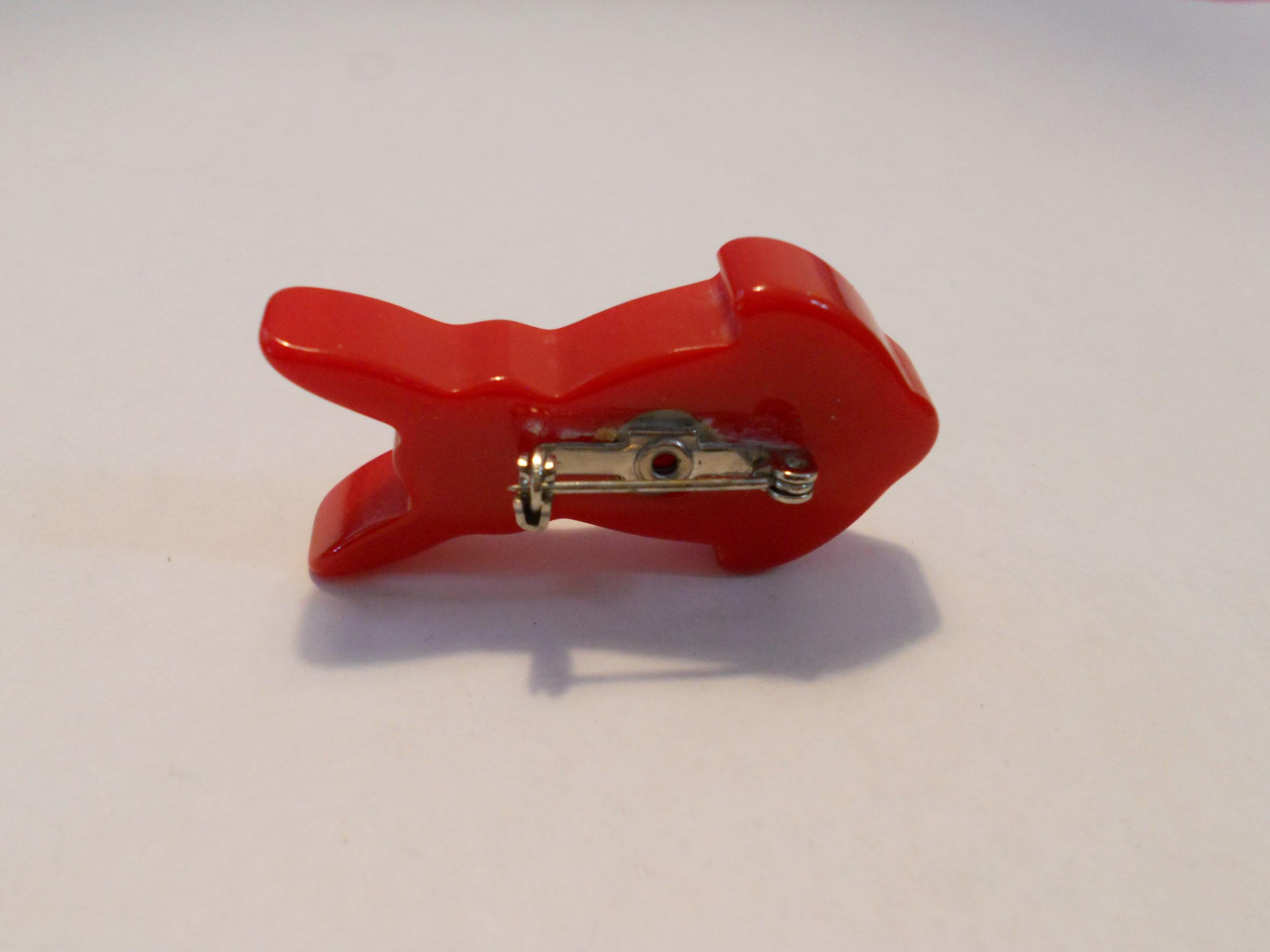 Vintage Bakelite Bunny Brooch