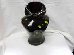 Glass Art Bust Vase