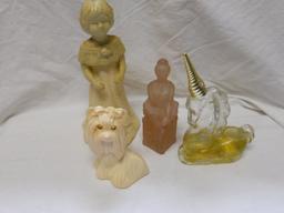 Lot of 4 Vintage Avon Perfume Bottles