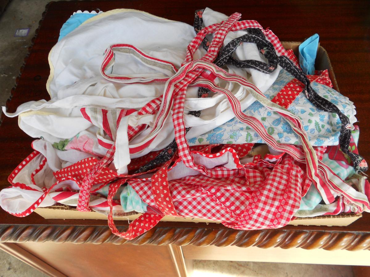 Lot of Vintage Aprons