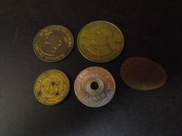 Lot of Collectible Coins and Tokens