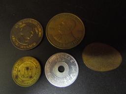 Lot of Collectible Coins and Tokens