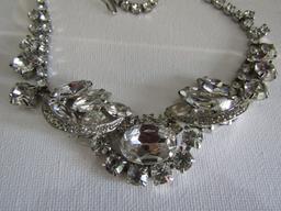 Vintage Highend Glass Rhinestone Nacklace