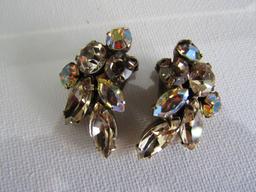 Vintage Juliana AB Rhinestone Earrings