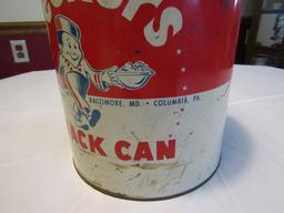 Vintage Beckers Snack Can