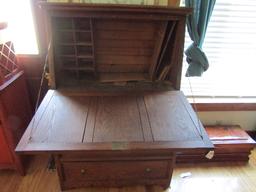 Vintage Flip Open Desk