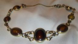 Lot of 3 Polished Natural Stone Jewelry Set