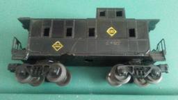 K-Line 2319 X-mas Engine and Lionel JC Penney Boxcar and Caboose