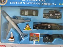 Realtoy Air Force One Playset, Die Cast, in Original Packaging