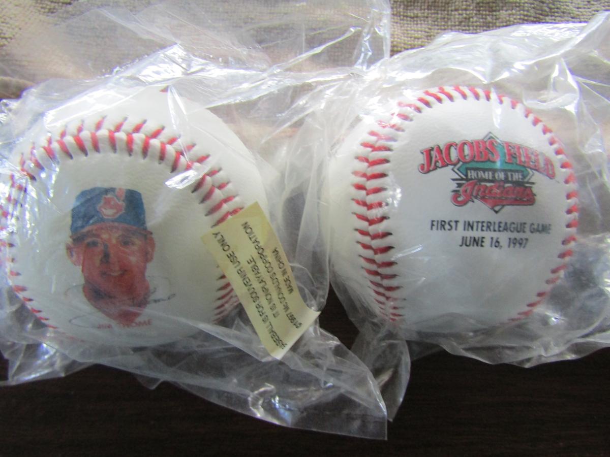 Lot of 2 Baseball, Jim Thome McDonalds Sluggers Series 25, Jacobs Field 1997