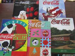 Lot of Coca Cola Catalogs, 1993-94, 1995