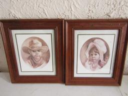 Lot of 2 Vel Miller Framed Pictures