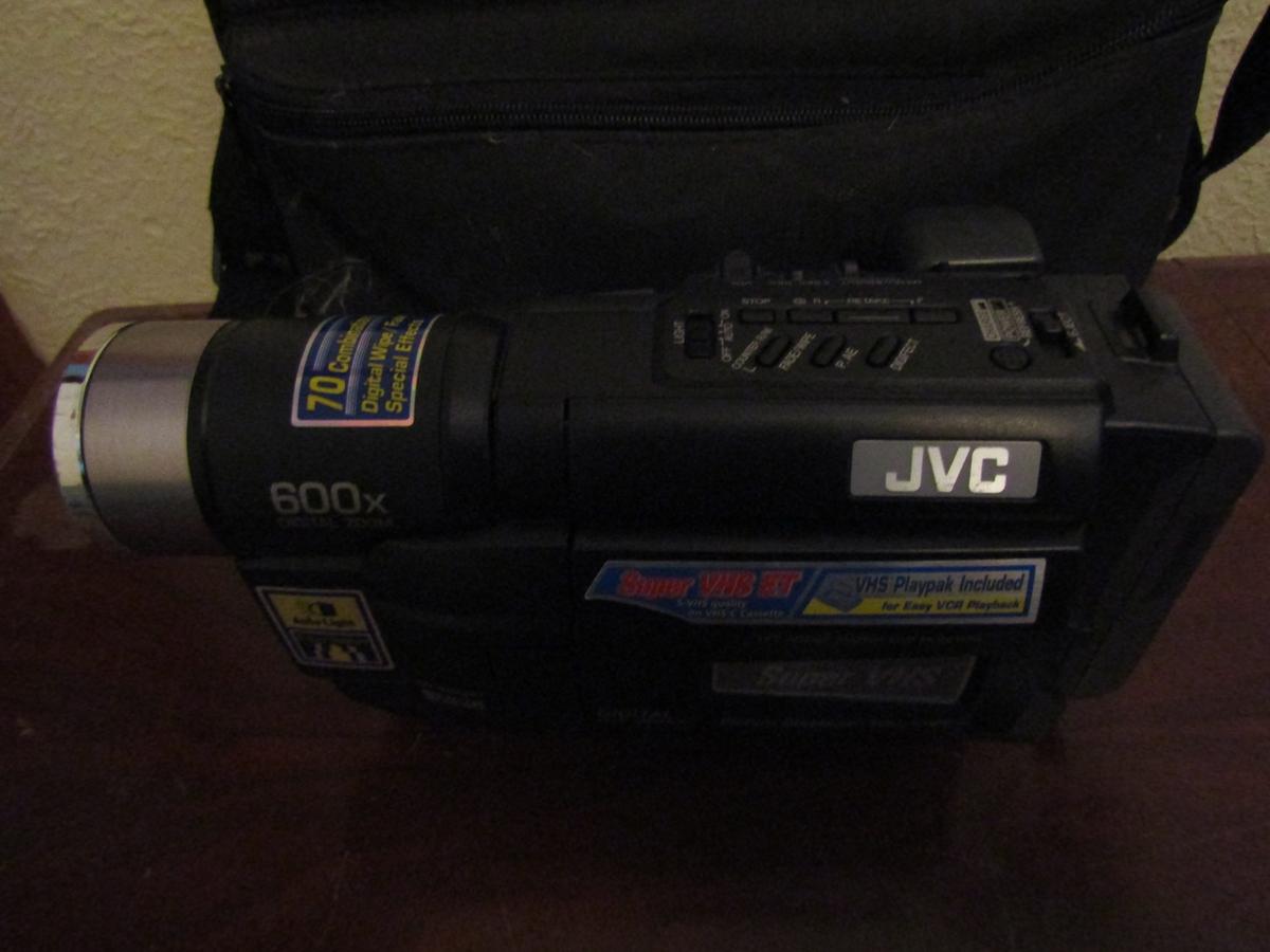 JVC Compact VHS Camcorder with case