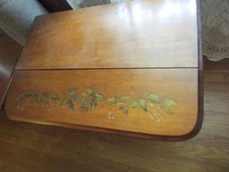 Vintage Wood Table, Dropleaf