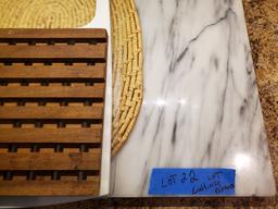 Large Granite Cutting Board and Other Kitchen Items