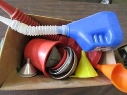 Funnels, Plastic and Metal