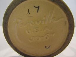 Roseville Pottery Bushberry Blue Vase, 30-6